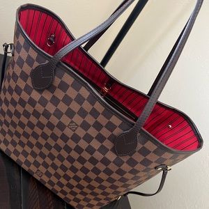Louis Vuitton Neverfull MM - Damier Ebene/Cherry